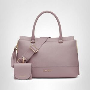 Calvin Klein Women's Bianca Triple Compartment Satchel