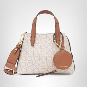 Calvin Klein Women's Millie 2 in 1 Triple Compartment Mini Satchel Crossbody