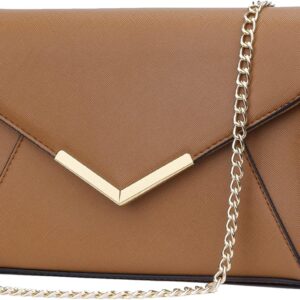 KKXIU Women Elegant Faux Leather Evening Envelope Clutch Purse Foldover Bags for Party Wedding Prom