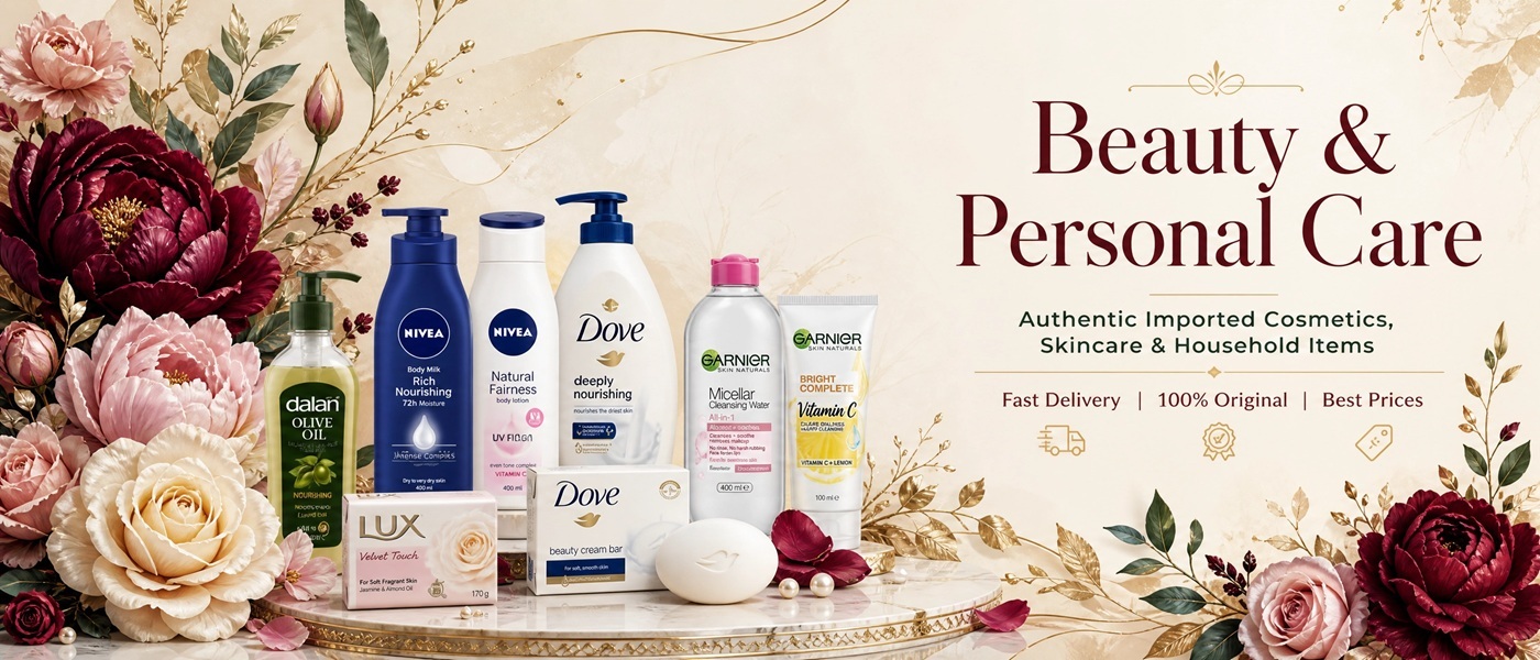 Welcome to Bargain Deals USA, your trusted destination for 100% authentic, imported health, beauty, skin, and hair care products. We bring top-tier, globally recognized wellness and personal care brands straight to your doorstep across Pakistan at unbeatable wholesale prices. Shop with confidence and upgrade your daily self-care routine without the premium price tag. Welcome to Bargain Deals USA, your trusted destination for 100% authentic, imported health, beauty, skin, and hair care products. We bring top-tier, globally recognized wellness and personal care brands straight to your doorstep across Pakistan at unbeatable wholesale prices. Shop with confidence and upgrade your daily self-care routine without the premium price tag.